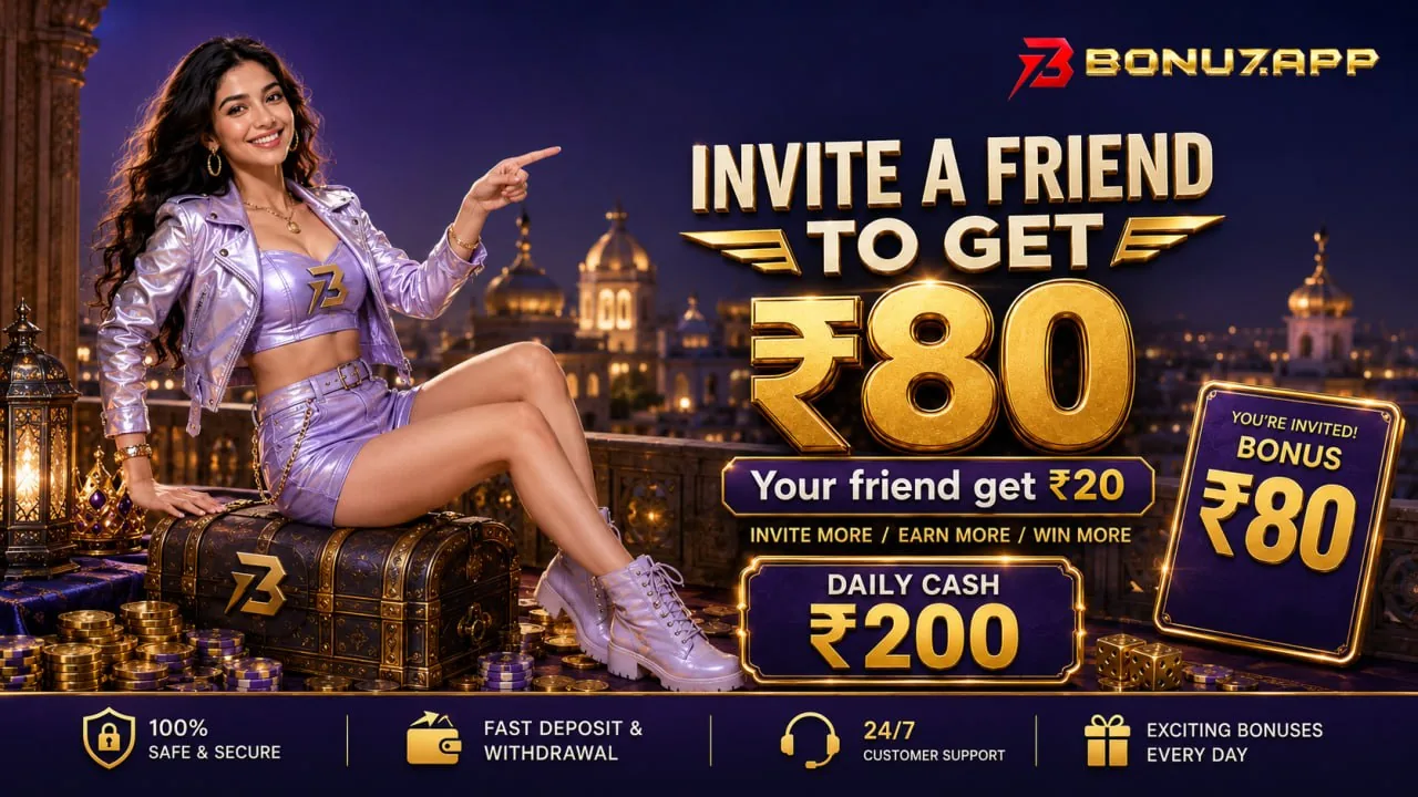 BONU7 referral promotional banner with payment and customer-support icons